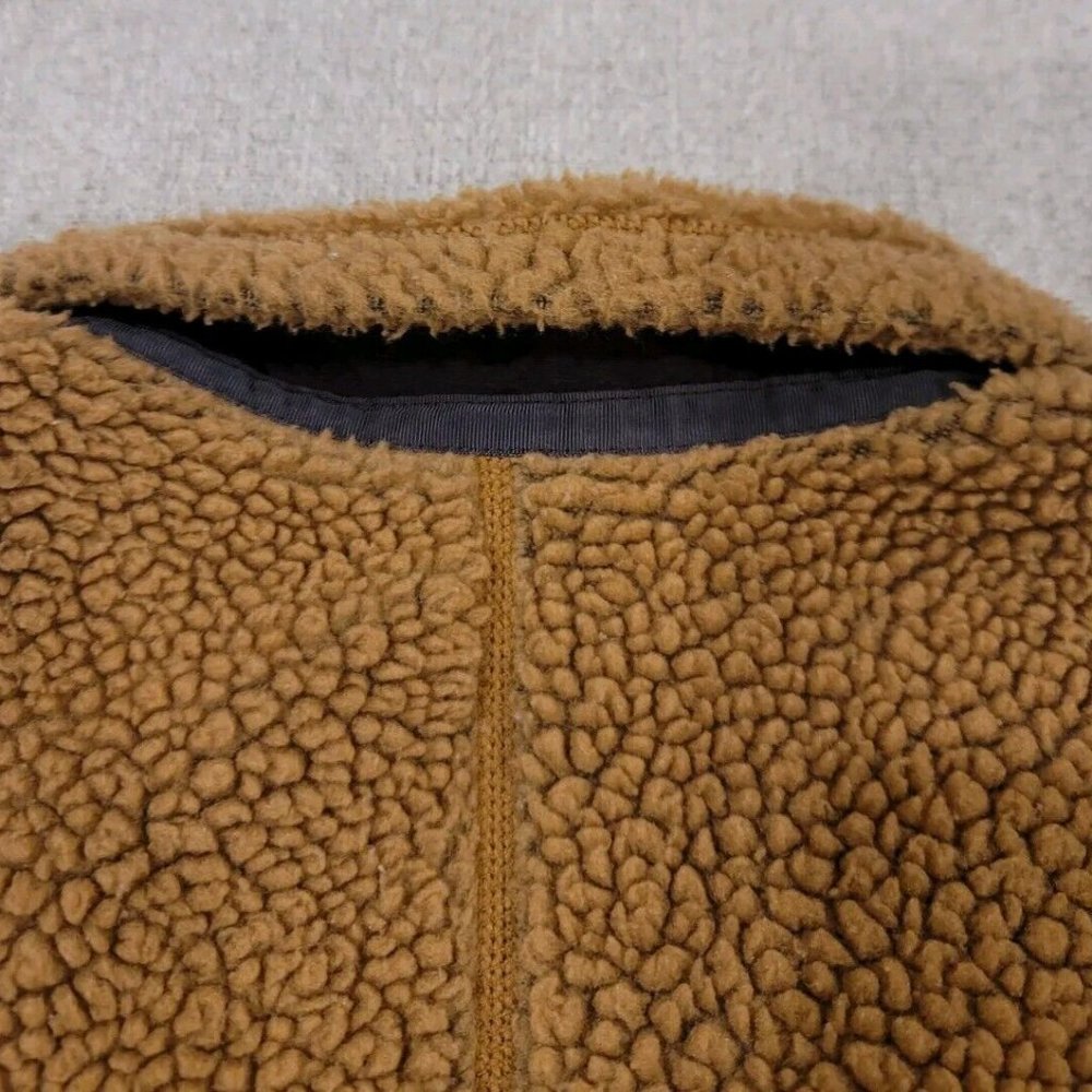 Patagonia Mens Medium Classic Retro-X Jacket Deep Pile Fleece Sherpa Brown - Picture 7 of 16